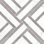 Patterned --and-- Statement Black/Dark Grey Medium Format 260x410 - 595x595 Porcelain for Wall/Floor; Finish - Natural